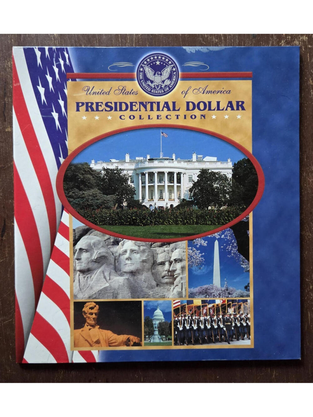 NEW United States Presidential Golden Dollar Collectible Album Coin Holder